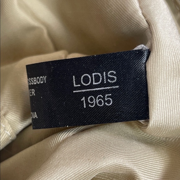 Lodis Ivory Leather Crossbody Bag - Picture 10 of 13